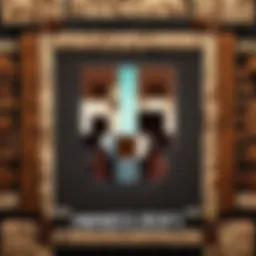 Illustration depicting Minecraft Java Edition logo amidst digital elements