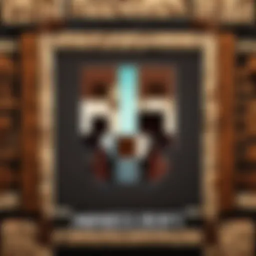 Illustration depicting Minecraft Java Edition logo amidst digital elements