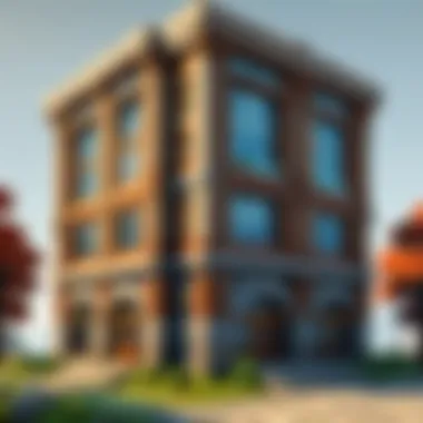 Innovative Building Techniques Creative building strategies in the Minecraft universe on laptops