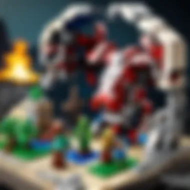 Clash of Titans: Minecraft Lego Battle Set Epic Battle Lego Set