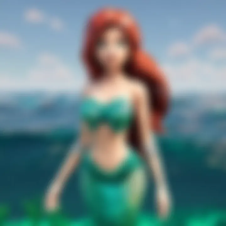 Instructions for downloading the Minecraft Mermaid mod
