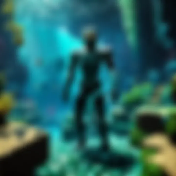 Minecraft mod featuring mystical underwater world