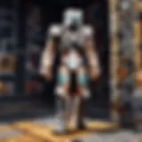 Innovative Minecraft Modding Concept Abstract representation of Minecraft modding