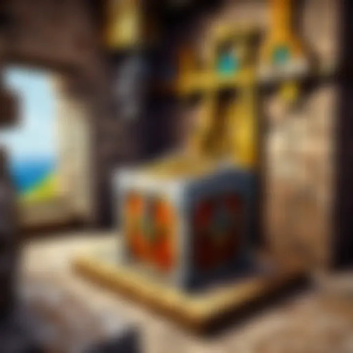 Illustration of rewards unlocking in Minecraft