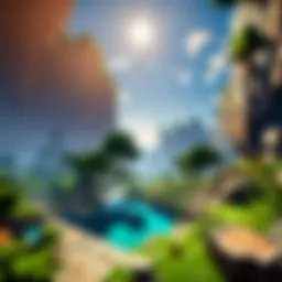 Minecraft server showcasing intricate survival gameplay