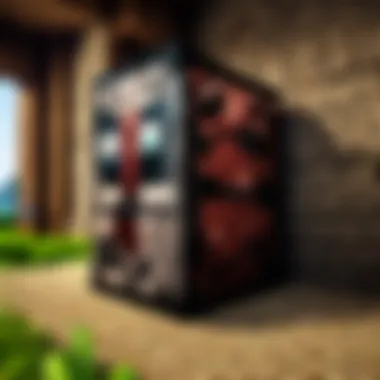 Launching Your Free Server Illustration depicting a Minecraft server being launched