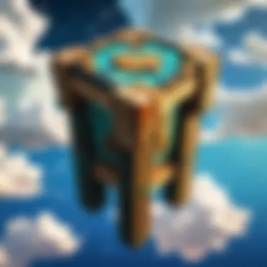 Crafting Table in the Sky Block Game Minecraft sky block game crafting table
