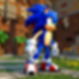 Minecraft world transformed by Google Sonic