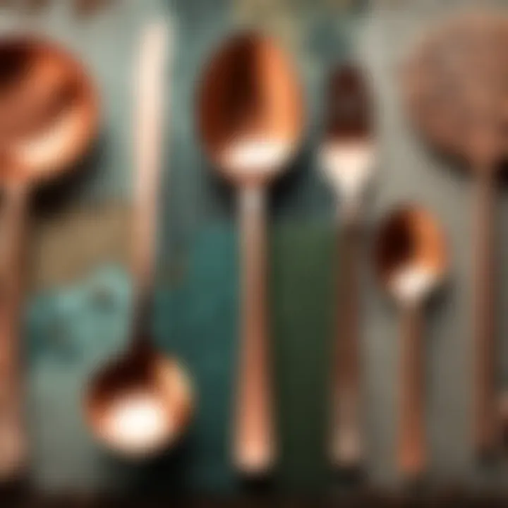 Modern Copper Utensils with Timeless Charm