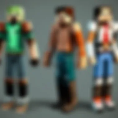 Diverse Character Skins from Mods Diverse character skins available through mods