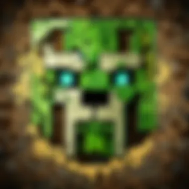 Mysterious Emblem of Minecraft Creeper Head