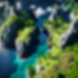 An overview of diverse Minecraft maps showcasing various themes and designs