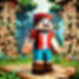 Nintendo's Iconic Characters in Minecraft Setting