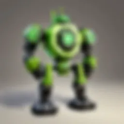 An artistic representation of Ben 10's iconic Omnitrix device