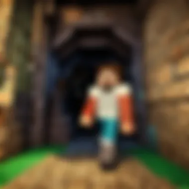 A community event taking place within the OneBlock server, highlighting player interaction