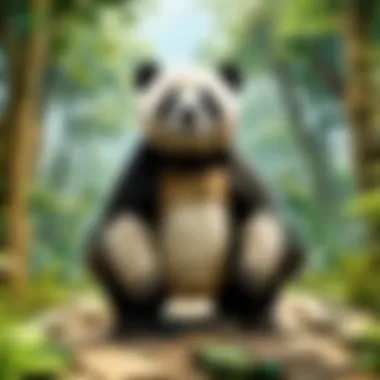 Harmonious Panda Social Dynamics Panda Playful Interaction in Wilderness