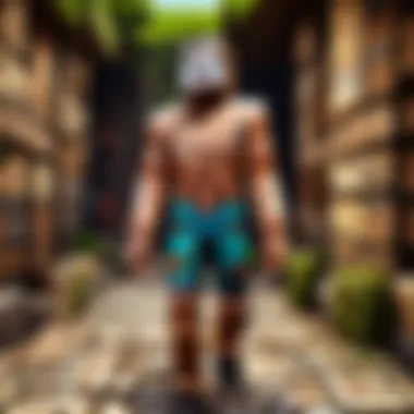 Immersive Gaming Experience Abstract Concept of Pixelated Adventure