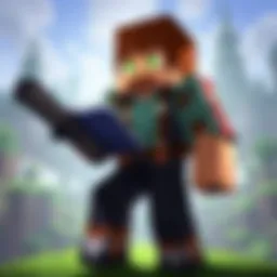 Chromebook displaying Minecraft gameplay