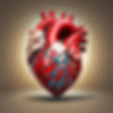 Illustration of heart health awareness campaign