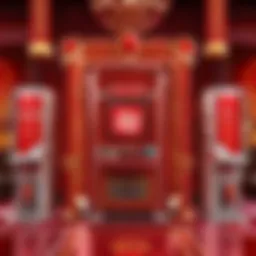 Illustration of a futuristic digital login interface