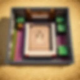 Illustration showing a player placing a bed in Minecraft