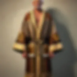 Elderly woman enjoying the comfort of a snap front robe
