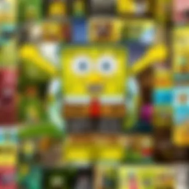 SpongeBob Streaming Platforms Collage