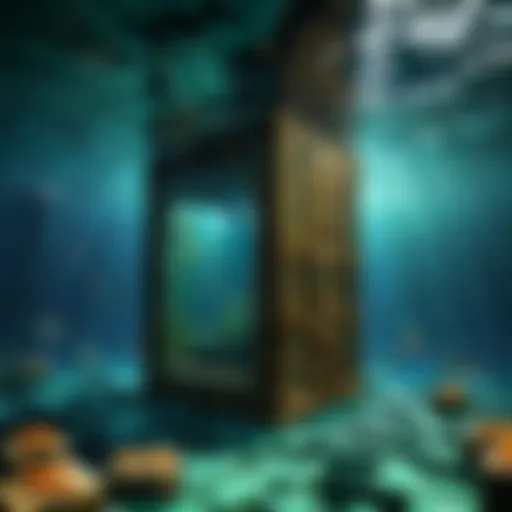 Sunken Shipwreck in Minecraft Underwater