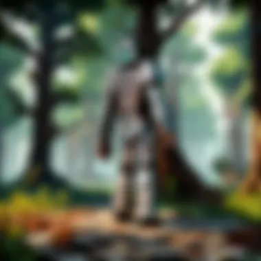 Survival Skills in Dark Oak Woods Biome