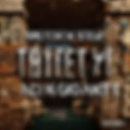 Showcase of various text packs in Minecraft