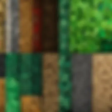Comparison of different Minecraft texture pack styles