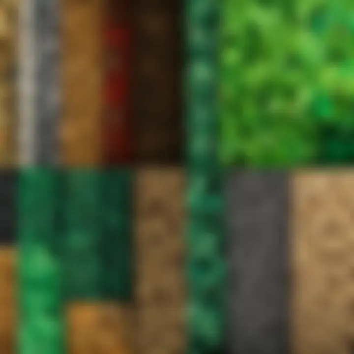 Comparison of different Minecraft texture pack styles