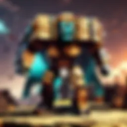Visual representation of the Boss Bar in action during a Minecraft battle.