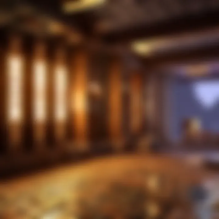 A vibrant display of different light sources in Minecraft