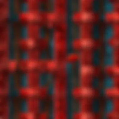 Crafting Recipes Featuring Red Dye A comprehensive display of crafting items that utilize red dye in their recipes