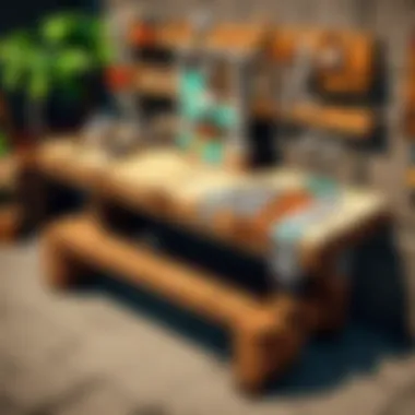Economic Exchange Dynamics Trading Resources at Villager Workbench in Minecraft