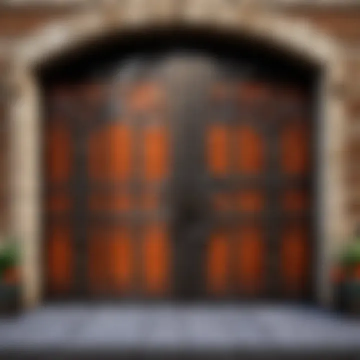 A functional demonstration of iron doors being operated in a redstone contraption.