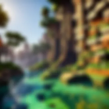 Expanding Horizons with Modded Gameplay Diverse gameplay scenarios enabled by mods in Minecraft PC