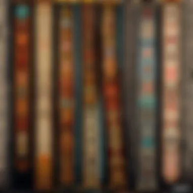 Diverse Banner Designs in Minecraft Colorful Minecraft banner showcasing various patterns