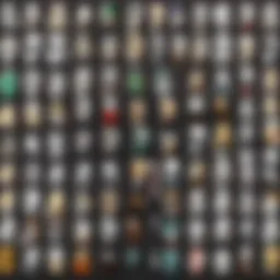 A vibrant representation of various mobs in Minecraft