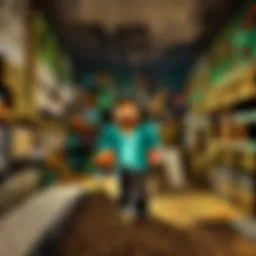 Diagram illustrating Minecraft networking with IP addresses