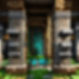 Detailed diagram of a Minecraft repeater functionality