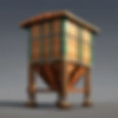 Crafting the hopper in Minecraft