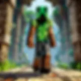 An intricate virtual world in Minecraft