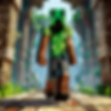 An intricate virtual world in Minecraft