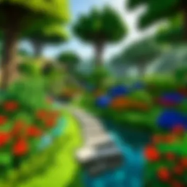 Lush Garden Oasis in Minecraft