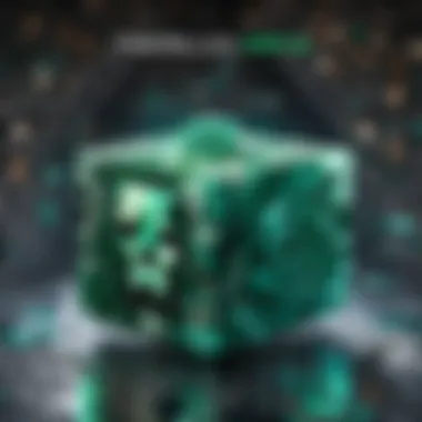 Digital Code on Futuristic Background Digital code on futuristic background