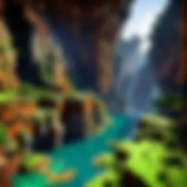Minecraft World Infused with Java Programming Illustration showing Minecraft world infused with Java programming