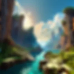 Ethereal Minecraft Landscape