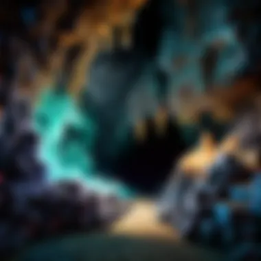 Luminescent Crystal Caverns